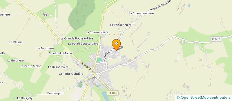 localisation de l'entreprise MADAME VANESSA CHABRIER à CETON