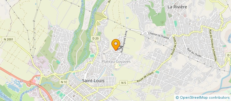 localisation de l'entreprise MADAME VANESSA CHAMAND à SAINT-LOUIS