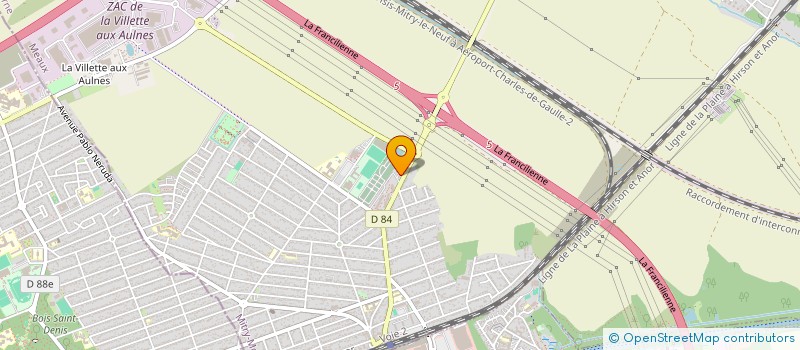 localisation de l'entreprise MADAME VANESSA CHARDONNET  MITRY-MORY