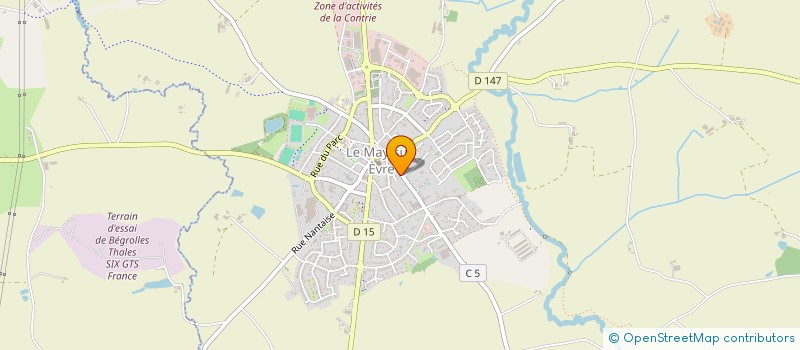 localisation de l'entreprise MADAME VANESSA CHARIER  LE MAY-SUR-EVRE