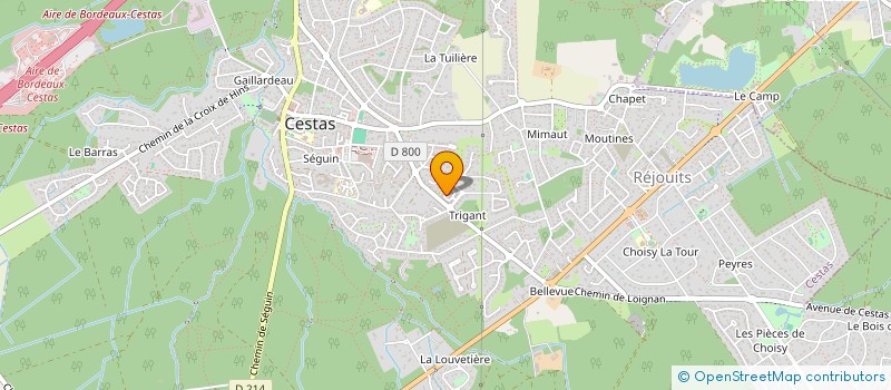 localisation de l'entreprise MADAME VANESSA CHARLET  CANEJAN