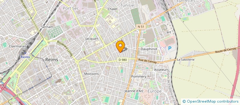 localisation de l'entreprise MADAME VANESSA CHARLIER  REIMS