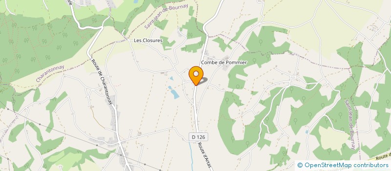 localisation de l'entreprise MADAME VANESSA CHAROUD  SAINT-JEAN-DE-BOURNAY