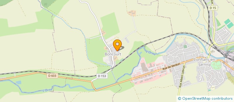 localisation de l'entreprise MADAME VANESSA CHENTRIER  BONCOURT