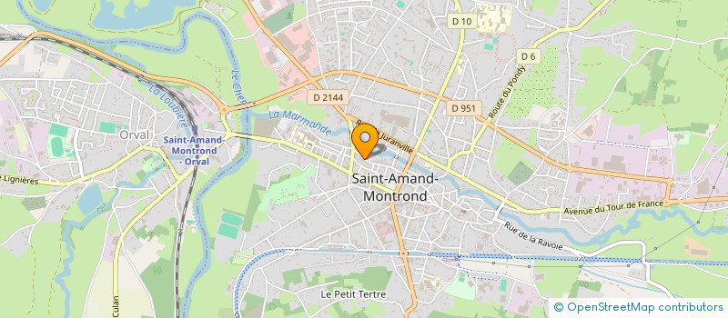 localisation de l'entreprise MADAME VANESSA CHERRIER  SAINT-AMAND-MONTROND