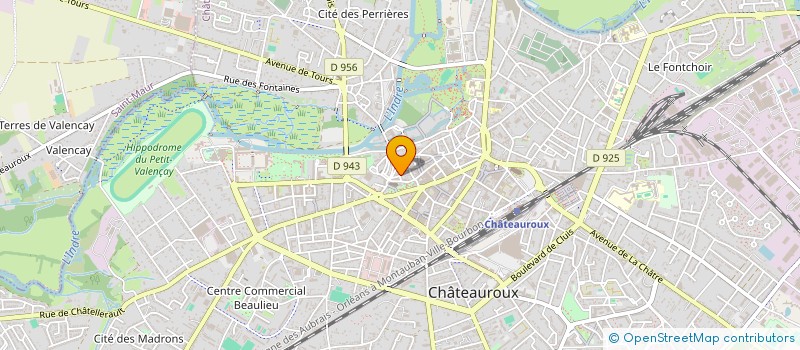 localisation de l'entreprise MADAME VANESSA CHRETIEN à CHATEAUROUX