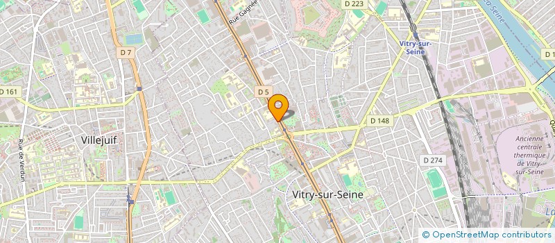 localisation de l'entreprise MADAME VANESSA CHUINE à VITRY-SUR-SEINE