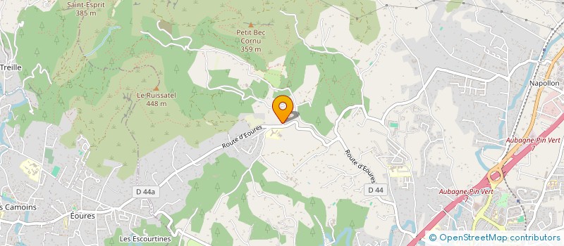 localisation de l'entreprise MADAME VANESSA CICCONE  AUBAGNE