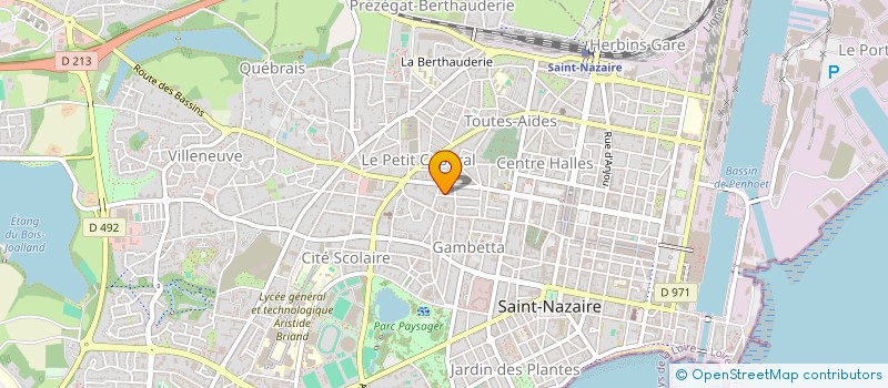 localisation de l'entreprise MADAME VANESSA CITEAU à SAINT-NAZAIRE