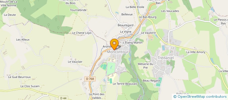 localisation de l'entreprise MADAME VANESSA CLAIR  MONCONTOUR