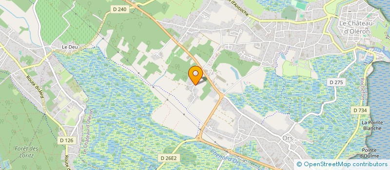 localisation de l'entreprise MADAME VANESSA CLAIR  LE CHATEAU-D'OLERON