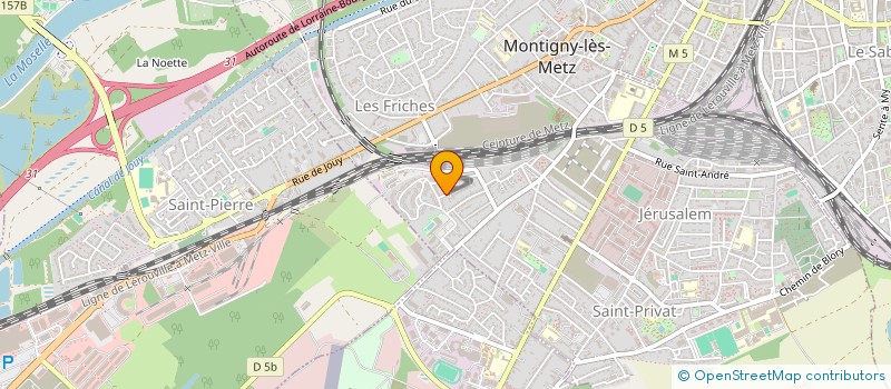 localisation de l'entreprise MADAME VANESSA CLAIRE à MONTIGNY-LES-METZ