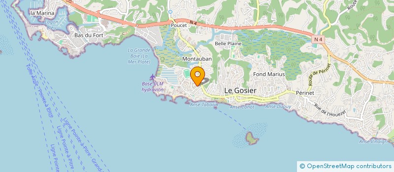 localisation de l'entreprise MADAME VANESSA CLAIRON  LE GOSIER