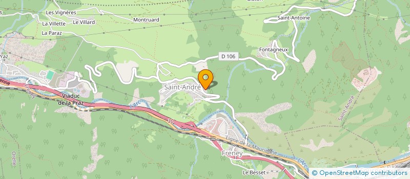 localisation de l'entreprise MADAME VANESSA CLAPPIER  SAINT-ANDRE