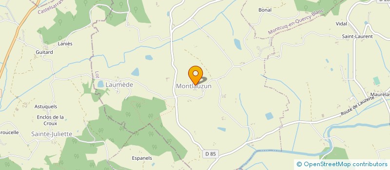 localisation de l'entreprise MADAME VANESSA CLARENS  PORTE-DU-QUERCY