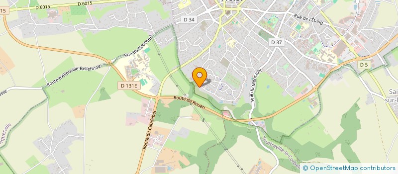 localisation de l'entreprise MADAME VANESSA CLAUDE  YVETOT