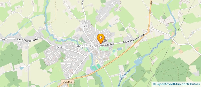 localisation de l'entreprise MADAME VANESSA CLEMANN  SAVIGNE-L'EVEQUE