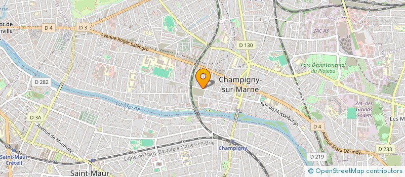 localisation de l'entreprise MADAME VANESSA COCA IZQUIERDO  CHAMPIGNY-SUR-MARNE