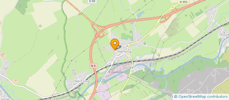 localisation de l'entreprise MADAME VANESSA CODEMO  HEMING