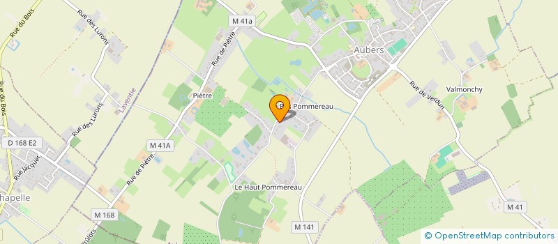 localisation de l'entreprise MADAME VANESSA COLMOU à AUBERS