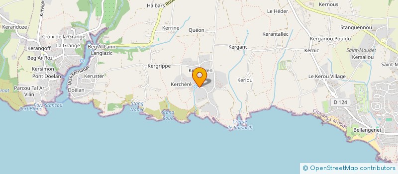 localisation de l'entreprise MADAME VANESSA COMBIER  CLOHARS-CARNOET