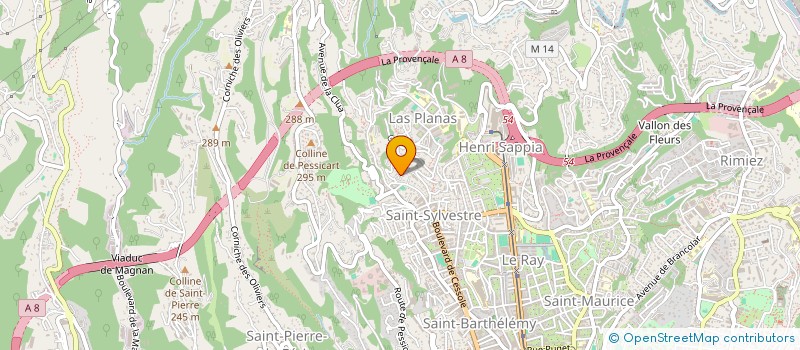 localisation de l'entreprise MADAME VANESSA CONCHA  NICE