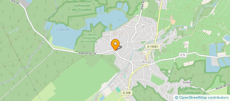 localisation de l'entreprise MADAME VANESSA CONTI  ARSAC