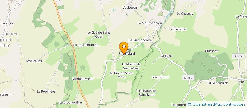 localisation de l'entreprise MADAME VANESSA COOREN à SAINT-OUEN-DE-SECHEROUVRE