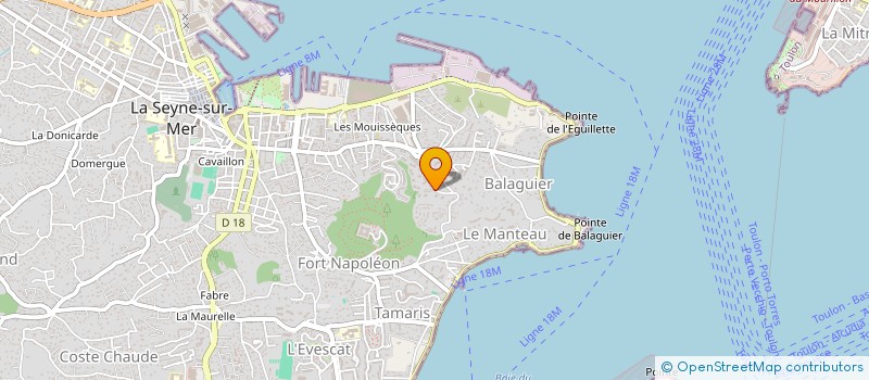 localisation de l'entreprise MADAME VANESSA CORIOU  LA SEYNE-SUR-MER