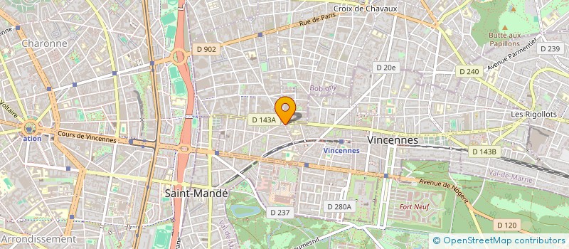 localisation de l'entreprise MADAME VANESSA CORLAY à VINCENNES
