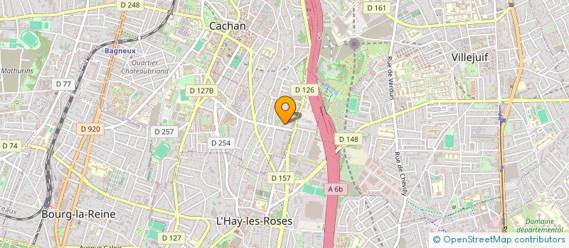 localisation de l'entreprise MADAME VANESSA CORREIA SOARES  CACHAN