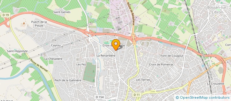 localisation de l'entreprise MADAME VANESSA COTTENCIN à BEZIERS