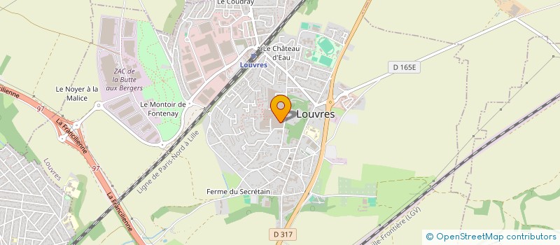 localisation de l'entreprise MADAME VANESSA COUDERT à LOUVRES