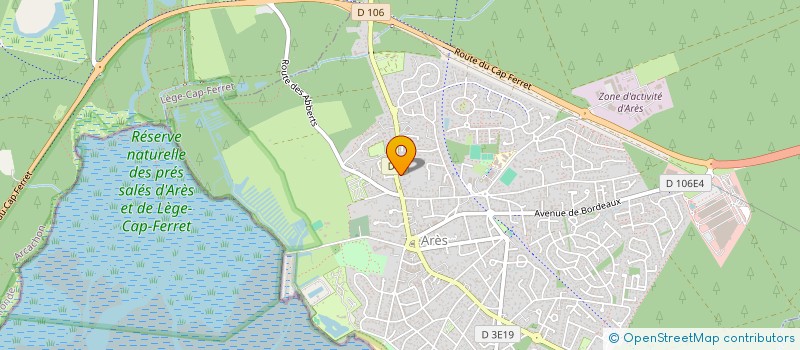 localisation de l'entreprise MADAME VANESSA COURCELLE  ARES