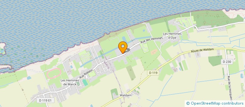 localisation de l'entreprise MADAME VANESSA COZETTE  OYE-PLAGE