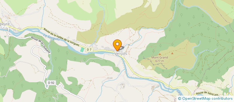 localisation de l'entreprise MADAME VANESSA CRIADO  VERSOLS-ET-LAPEYRE