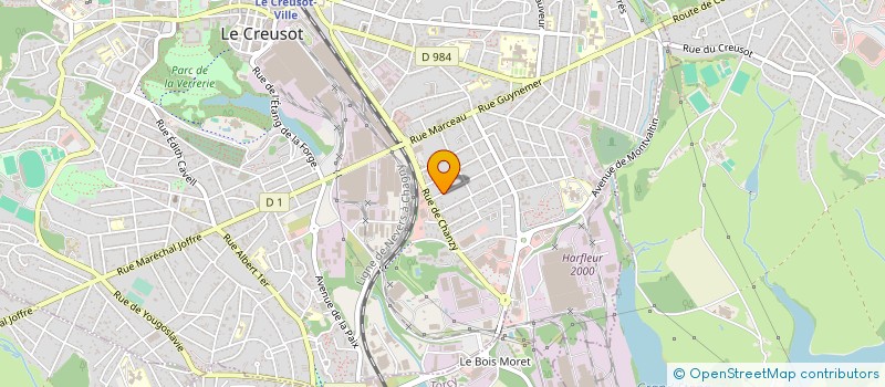 localisation de l'entreprise MADAME VANESSA CRISAPULLI  LE CREUSOT