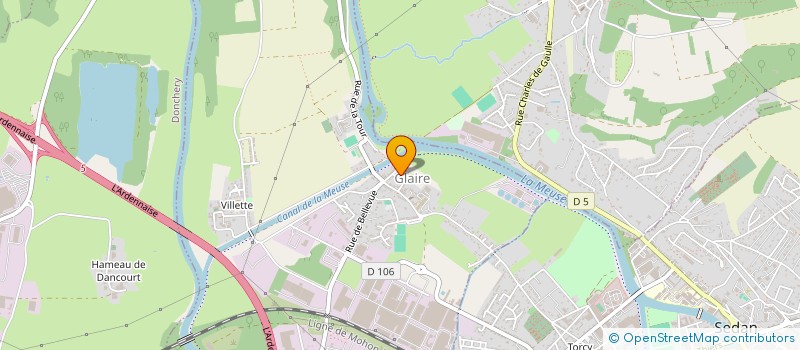 localisation de l'entreprise MADAME VANESSA CUNIN  GLAIRE