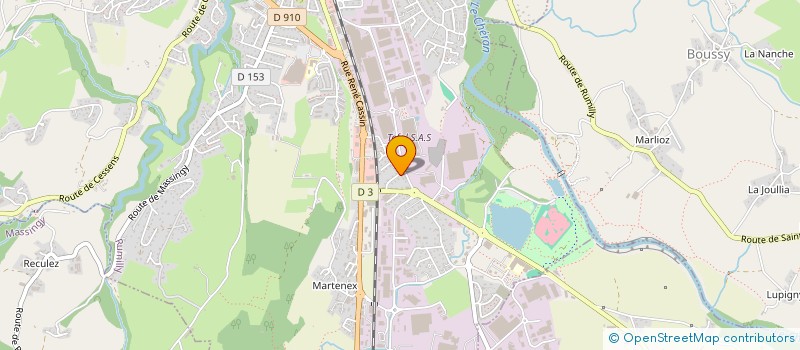 localisation de l'entreprise MADAME VANESSA D INDIA  RUMILLY