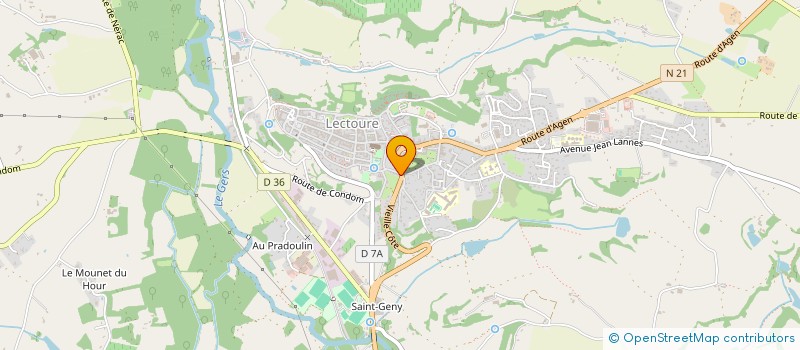 localisation de l'entreprise MADAME VANESSA DAL CORSO  LECTOURE