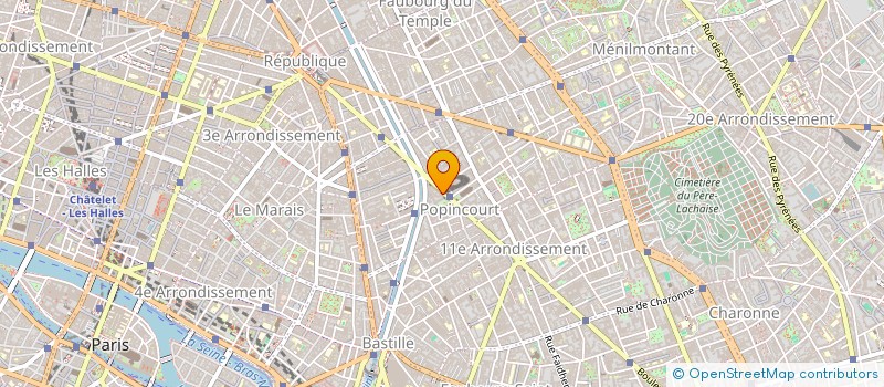 localisation de l'entreprise MADAME VANESSA DAMBRINE  PARIS