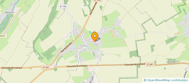 localisation de l'entreprise MADAME VANESSA DANDONNEAU  CLETY