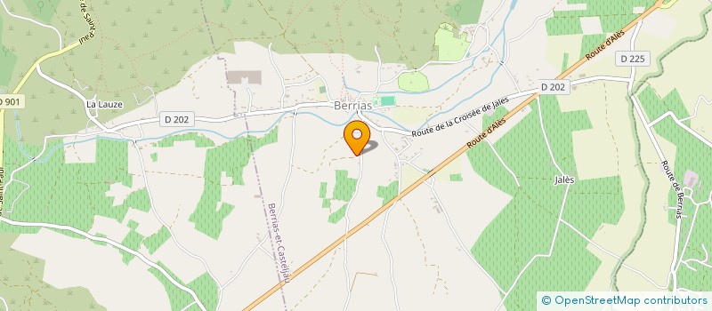 localisation de l'entreprise MADAME VANESSA DANEL  BERRIAS-ET-CASTELJAU