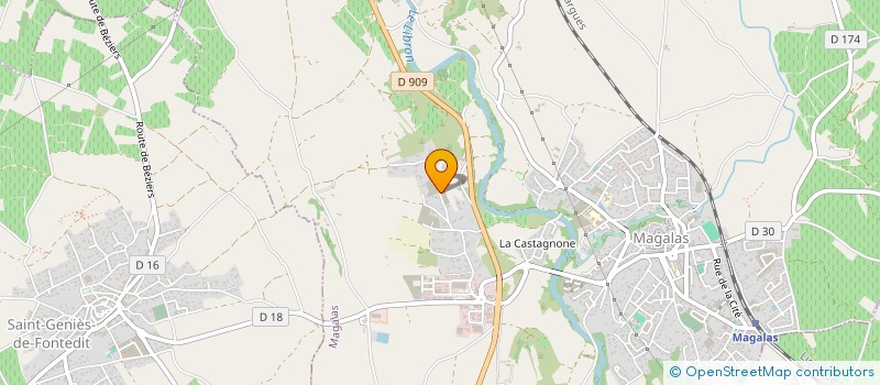 localisation de l'entreprise MADAME VANESSA DANIZAN  MAGALAS