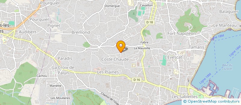 localisation de l'entreprise MADAME VANESSA DAUGENET  LA SEYNE-SUR-MER