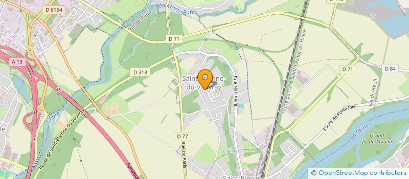 localisation de l'entreprise MADAME VANESSA DAUSSY  SAINT-ETIENNE-DU-VAUVRAY