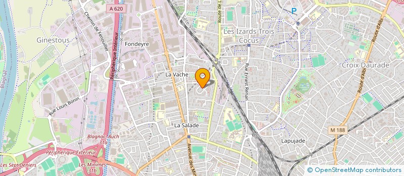 localisation de l'entreprise MADAME VANESSA DAVILA  TOULOUSE