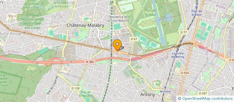 localisation de l'entreprise MADAME VANESSA DE ANDRADE  CHATENAY-MALABRY