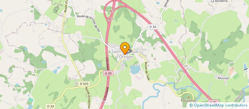 localisation de l'entreprise MADAME VANESSA DE MAGALHAES  SAINT-PARDOUX-L'ORTIGIER