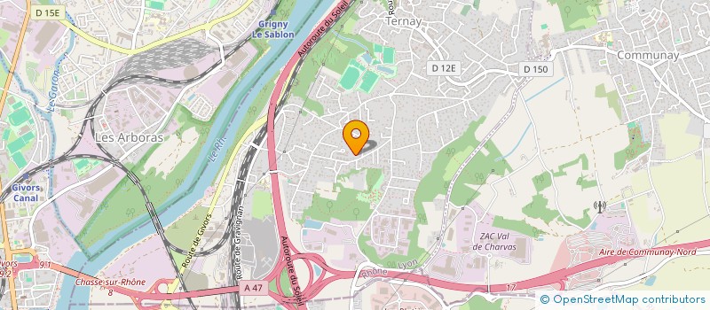 localisation de l'entreprise MADAME VANESSA DE PAIVA  TERNAY